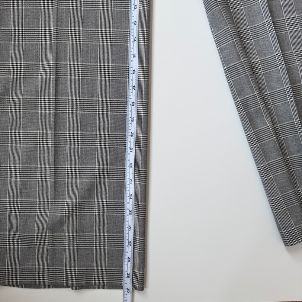 Boden Smart Wide Leg Pants Women's 4R Black Houndstooth Career Work Flare - Picture 12 of 12